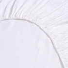 White Bamboo Bed Organic Oeko-Tex 100% Bamboo Bedding Sheet