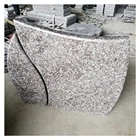 High quality Polish style G664 granite tombstone, customized design