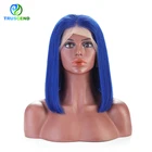 Short Wigs Short Bob Wigs Human Hair Vendor Wholesale 13x4 Lace Frontal Virgin Peruvian Human Hair Wigs