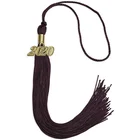 Rayon Graduation Tassel 2020 Gold Silver Year Charm Design Black Graduation Tassels