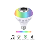 Smart rgb wireless bluetooth speaker bulb 220V 110V 12W led light bulb colour led music bulb