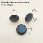 Adjustment Anti Slip Cord Lock Rope Hardware Hat Chine Rope Earloop Buckles silicone stopper