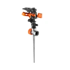Zinc alloy square nozzle + zinc double hole pin Impulse Sprinkler W/Metal Spike lawn sprinkler garden sprinkler