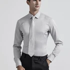 Autumn wear long sleeve mens silk new fashion dress shirt
