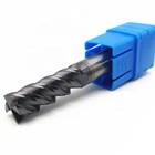 SCT For Stainless Steel 4 Flute Flat Milling Cutter Carbide End Mill 4.0*10*50*4T