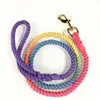 Ombre Color Cotton Rope Leash Lead Rope Dog Leash for Pets Horse Lead Horse Tack Handmade