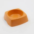 Factory price plant fiber eco pet dog food water eating bowl made of bamboo fiber