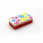 Printed cleaning sponge and scouring pads Household Kitchen Dish Wash Cleaning Pad Sponge Cloth