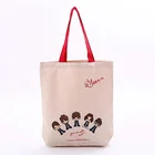 beautiful custom printed insulated canvas foldable shopping bag, multifunctional field canvas handle bag