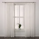 professional curtain supplier pinch pleat white sheer curtains