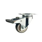 light duty tpr threaded stem swivel caster wheel for furniture medical