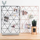 Cheap modern Multifunction wire wall grid panel wall mounted home decor