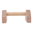 Sport Gym Bar New Style Fitness Sport Gym Exercise Training Solid Beech Wooden Paralettes Stands Handles Push Up Bars