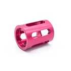 Made small hard color anodized aluminum parts machining service