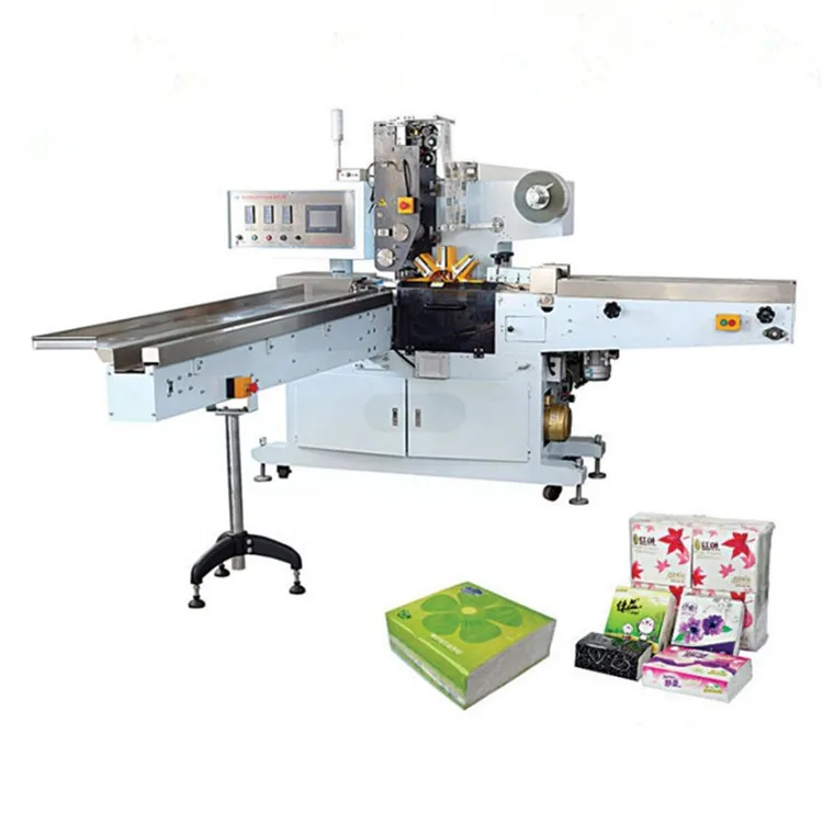 High Capacity Automatic 1/4 Folding Tissue Paper Napkin Soft Packing Machine