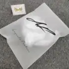 Bag For Garment Custom Recyclable Cornstarch Frosted Zipper Sealing Bag PVC /PP Plastic Bag Zipper Bag For Garment
