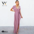 MOQ 2pcs new arrivals fashion casual long clothes dresses women for sale