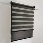 Best Price Low Moq Window Day And Night Zebra Roller Blinds Blackout
