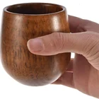 Wholesale High Quality Custom Logo Mini Wooden Restaurant Drinking Cups
