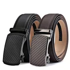 Custom Automatic Textured Genuine Leather Men Ratchet Designer Belt with Logo