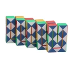 Cube Magic China Children'S Puzzle Cube Toy Educational Smart Plastic ABC 24-Section Folding Snake Magic Ruler