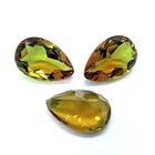 natural glass gemstone pear cut Turkey color change diaspore