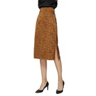 Hot sale sexy girl leopard print skirt 2020 European style women high waist leopard print skirt