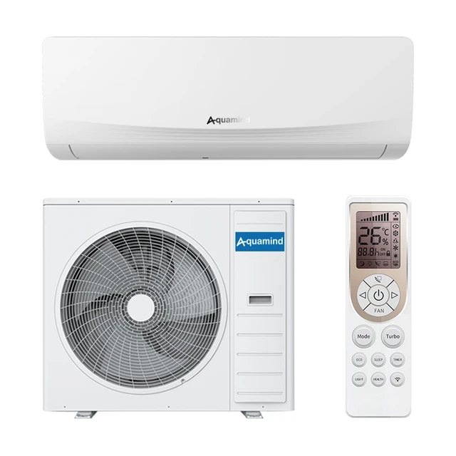 Aquamind ダクトレスミニ 12000btu 分割 AirConditioners R410A インバータ壁エアコンに搭載