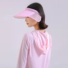 VVC 2020 New Design Korea Women Sun Visor Elastic Hats Large Wide Brim Visor Caps