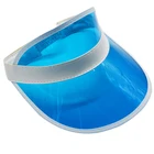 Hot sell UV protection Cheap uv Protection blue Plastic Sun Visor Hat