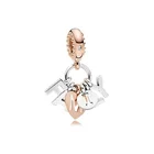 Quality assurance family charm pendant gold letter pendant