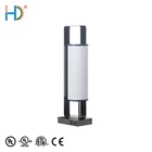 Modern White Round European Style Metal Material Table Lamp For Bedroom