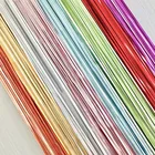 Top Quality Factory direct sales 92*245cm Matte light metallic foil fringe curtains for event party supplies