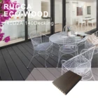 Composite Grey Composite Decking Rucca Hot Sale WPC/PVC Wood Plastic Composite Waterproof Decking In China With Grey Color 140*25mm