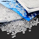 Starsgem Wholesale 3.0mm small size round shape super white cubic zirconia