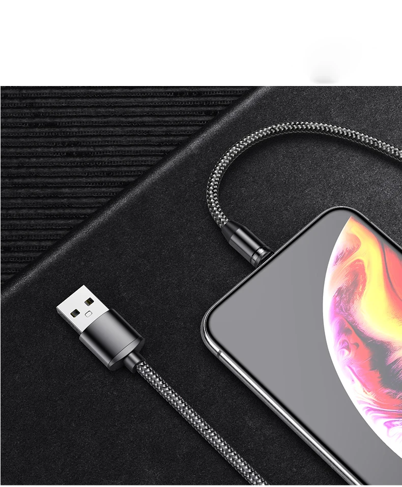China high quality magnetic data cable Android fast charging line New blind suction creative charging line - ANKUX.COM