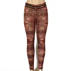 Polyester Spandex Camo Printed Colorful Custom Yoga Pants Sport Fitness Gym Women Leggings