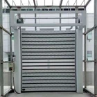 High Speed Spiral Roller Shutter aluminum alloy Door with foam insulation