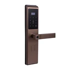 Zinc Alloy Biometric Door Card Lock Fashion Smart Rf Card Intelligence Biometric Door Lock Smart