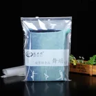 biodegradable cheap custom stand up vinyl pe frosted zipper bag
