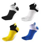 TY-0393 Outdoor Men's socks Breathable Cotton Sports cycling running 5 Finger Toe slipper sock