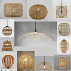 Light Hanging Lamp Light Bamboo Pendant Light Lamparas Boho Bamboo Bottle Lamp Bamboo Hanging Lamp Shade Pendant Light