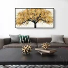 Art Print Big Custom Golden Luxury Painting 3 Panels Wall Prints