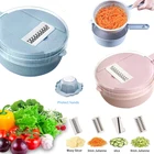 Multi-function Large Capacity Fruit Grater Wheat Straw Shredder Vegetable Slicer Cutter with Egg Separator