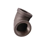 pipe fitting tools name Banded normal black malleable iron pipe fittings cast iron 90 degree Elbow