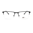 92147 New High Sales Glasses Metal Optical Frame Half Rimless Eyeglasses Occhiali