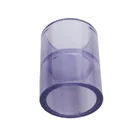 63MM Clear PVC Pipe And Fittings UPVC Conduit Plastic Pipe Coupler