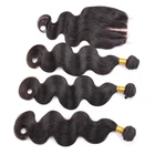 Wholesale virgin vendors raw mink 10a curly malaysian remy hair deep body wave bundles with closure