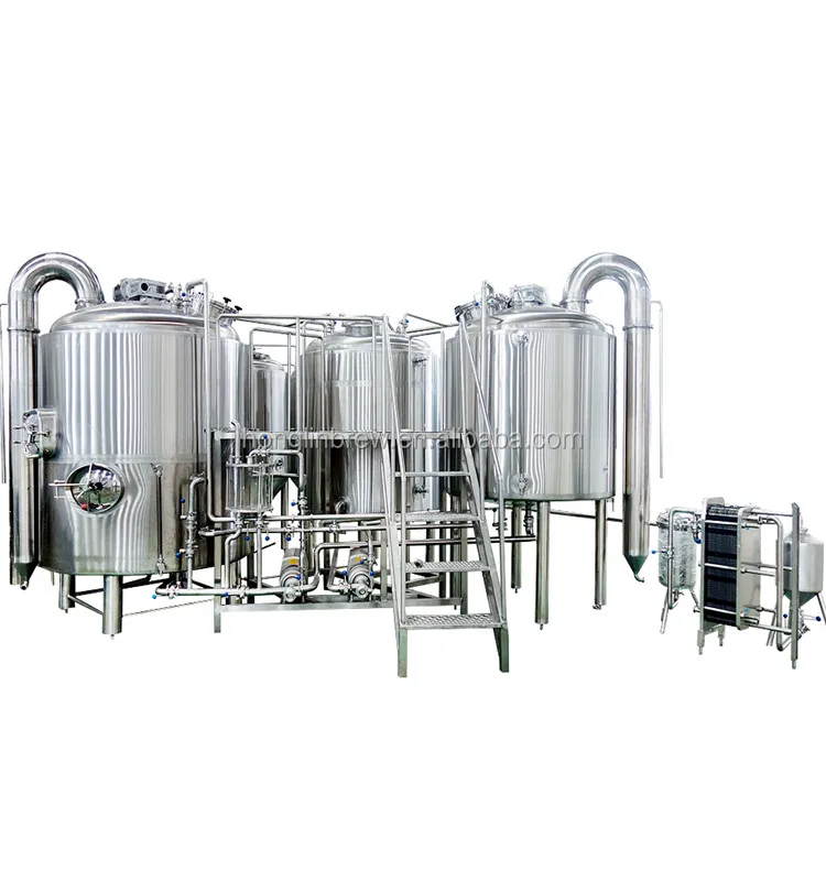 Draft beer making machine customized beer brewing equipment Mash System Turnkey Project for Craft Beer Making
