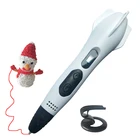 Kids Smart LCD Toy USB Plastic Graffiti Drawing Magic 3dPens Set Adult Creative Art Painting Digital 3D Printing Pen